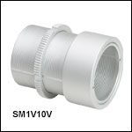 Ø1in Vacuum-Compatible Lens Tube with Rotating Optic Adjustment