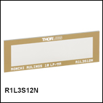 Single-Frequency Ronchi Ruling Targets, 3in x 1in