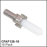 Ø2.5 mm, 16.0 mm Long Ceramic Ferrules with Flange (For Single Mode Fibers Only)