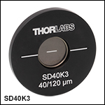 3 mm Long Optical Double Slits with 1:3 Width:Spacing Ratio 3 mm Long Optical Double Slits with 1:3 Width:Spacing Ratio