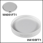Unmounted Single-Sided Textured Antireflective Windows, 400 - 1100 nm