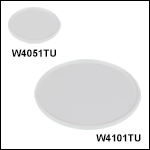Unmounted Textured Antireflective Windows, 230 - 450 nm