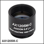 Mounted Axicons (AR Coated: 1050 - 1700 nm)