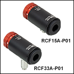 Adjustable Focus Reflective Collimators, Protected Silver Coating, FC/APC