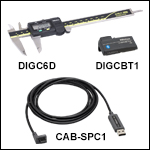 Digital Calipers with SPC Data Output<br>