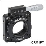 Precision 30 mm Cage Rotation Mount, Ø1in (Ø25.4 mm) or Ø25 mm Optics