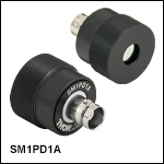 SM1-Threaded Mounted Photodiodes, Cathode Grounded