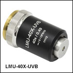 Achromatic, MicroSpot<sup>®</sup> UV Focusing Objectives