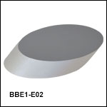 E02 Broadband Dielectric-Coated Elliptical Mirror