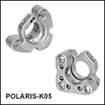 Polaris<sup>®</sup> Ø1/2in Kinematic Mirror Mount, 3 Adjusters