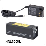 0.8 mW Self-Contained (632.8 nm) HeNe Lasers