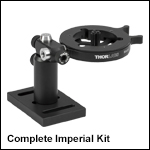 Optics Cleaning Fixture Kit for Ø0.15in to Ø1.77in Optics, Imperial