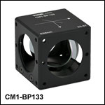 33:67 (R:T) Cube-Mounted Pellicle Beamsplitter, Coating: 635 nm