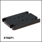 Vertical Mounting Plate for 34 mm and 66 mm Optical Rails