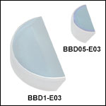 E03 Broadband Dielectric D-Shaped Mirrors (750 - 1100 nm)