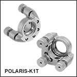 Ø1in Polaris<sup>®</sup> SM1-Threaded Kinematic Mirror Mounts, 3 Adjusters