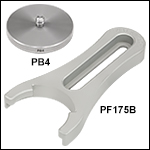 Ø1.5in Post Pedestal Base Adapter and Clamping Fork