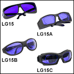 Laser Safety Glasses: 15% Visible Light Transmission