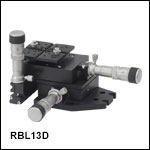 3-Axis RollerBlock Stage, Differential Micrometers