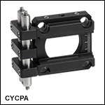 Cylindrical Lens Mount for 30 mm Cage Systems<br>