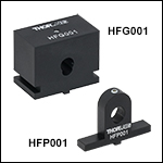 Flexure Stage Accessories: Fiber Chuck Mounts