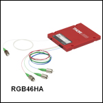 3-Wavelength WDMs (RGB Combiners): 488, 532, and 640 nm