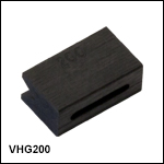 Additional Graphite V-Groove Inserts for Splicing Unit