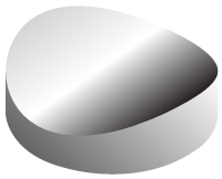 Concave cylindrical mirror profile