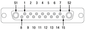 Male 17W2 Pin Diagram