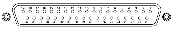 37-Pin DIN Male