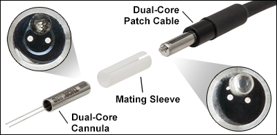 Fiber Optic Cannula and Interconnect