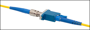 ADALC1 Mating Sleeve with Two LC/PC-Terminated Cables