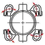 Flexure Cage Plate Diagram