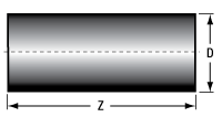 Zero Degree End Faced Lens