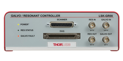 Galvo-Resonant Scan Controller Front Face