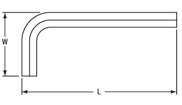 Hex Key Diagram