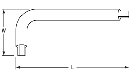 Hex Key Diagram