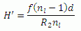 principal plane equation one