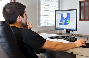 An Engineer Using Solidworks