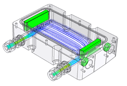 Multipass Cell Gas Flow