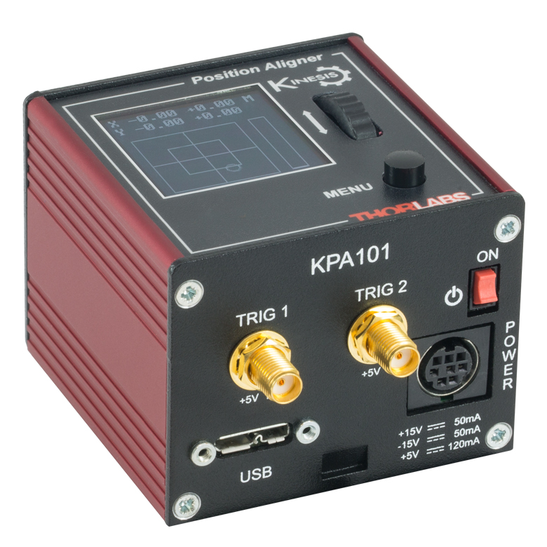 Kinesis® KCube™ Position Sensing Detector (PSD) Auto