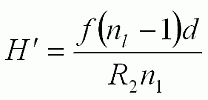 principal plane equation one