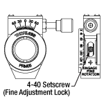 Half Inch Rotation Mount Mechanical Drawing