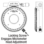 One Inch Rotation Mount Mechanical Drawing