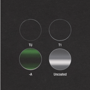Visual Comparison of T1 Surface, Uncoated, -A, and -B Coatings
