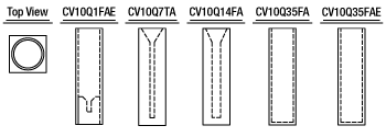 UV Fused Quartz Fluorescence Cuvettes Drawing