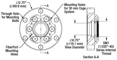 Flange Mechanical Drawing