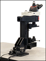 Microscope Mover on Vertical Support Rail