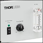 Flow Rate Knob and Meter