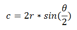 chord length equation